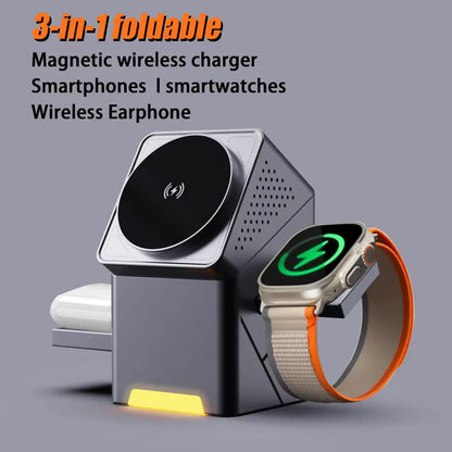 ModuRoad™ 3-in-1 Magnetic Wireless Charging Stand